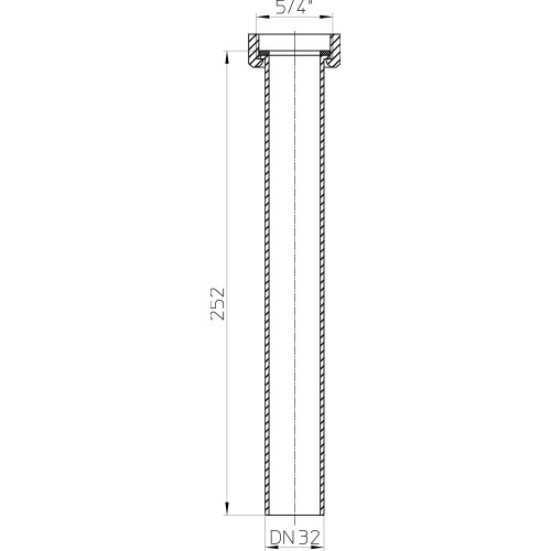 Branch pipe DN32х5/4" Branch pipe DN32х5/4"
